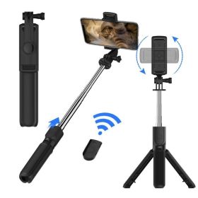 Mobile Phone Tripod, Selfie Stick (Color: Black)